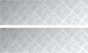 vidaXL - Trapmatten - 2 stuks - 70 x 20 cm - Zilver - Aluminium - Rechthoekig