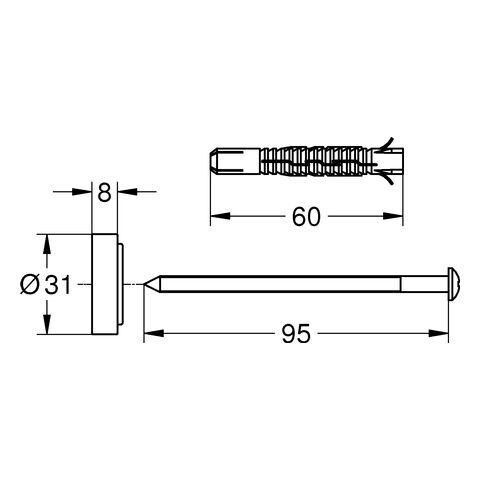 GROHE Tempesta | Verstelschijf | chroom | 26496000