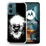 Cokitec Versterkte hoes voor Motorola G05 / E15 Manga Tokyo Ghoul Kaneki Tag