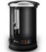 TRESKO® Glühweinketel Roestvrij Staal glühweinkoker Glühweinmachine Warme Dranken Machine Heet Water Dispenser (10L, Zwart)