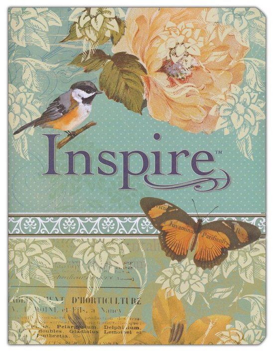 NLT Inspire Bible: The Bible for Creative Journaling (English, Leather)