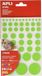 Apli Kids Stickers colorées - 5 formes - Orange | Bleu | Rose | Vert