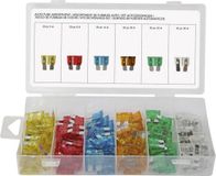 Toolland Assortiment autozekeringen, 120-delig, verschillende vermogens, meerkleurig