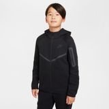 Nike Tch Fleece Fz - Pd Fleecejack voor jongens Black/Black/Black/Black 146/152