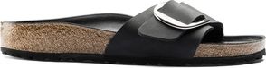 Birkenstock Dames Slippers Madrid Big Buckle Zwart