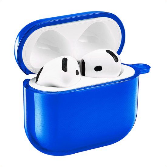 imoshion Neon Case - Hoesje geschikt voor AirPods 4 - Cobalt Blue
