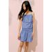 Mango Kids gestreepte mouwloze top - blauw