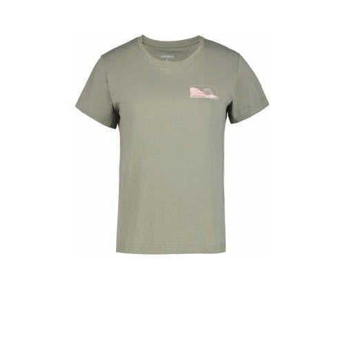 Icepeak T-shirt Mattoon groen/roze