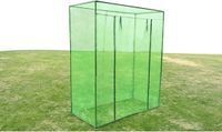vidaXL - Tuinkas - PVC - Groen - 200 x 170 x 80 cm