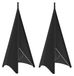 Solidchoice - Set van 2 DJ Speaker Standaard Covers van Rekbare Polyester
