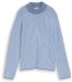 Tom Tailor Loszittende gebreide trui met wol - Maat M - fern blue structure
