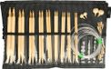 Seeknit Shirotake verw. rondbreinaaldenset ML zwart.