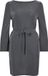 VILA VIELEINAS BOATNECK L/S DRESS Zwart