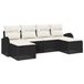 vidaXL Banc de jardin noir polyrotin