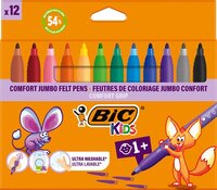 BIC Kids Comfort Jumbo Kleurstiften - 12 stuks
