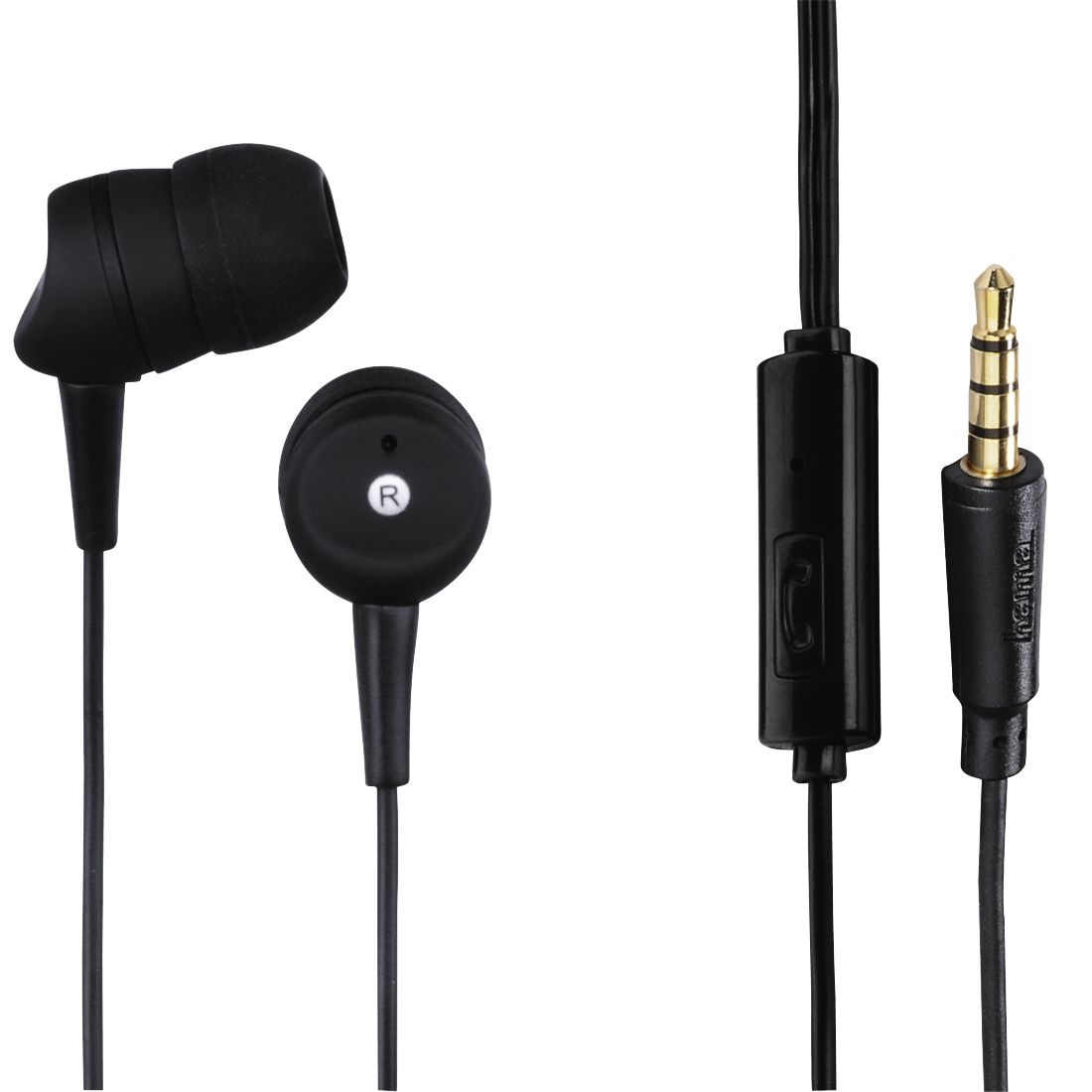 Hama Basic4Phone In-Ear Headphones - Black