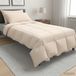 vidaXL - Deken - Set - 2 - st - 135 - x - 220 - cm - Alle - seizoenen - Kapokvezel - Beige