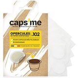 Caps me Me 102 stuks composteerbare Caps Me papieren deksels