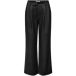 ONLY Onlhattie Hw Pleat Mel Str Pant Tlr Dames Broek, Zwart, Taille 36/32