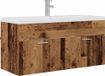 vidaXL Armoire de salle de bain, bois recyclé, 100 x 38,5 x 46 cm, panneau de particules