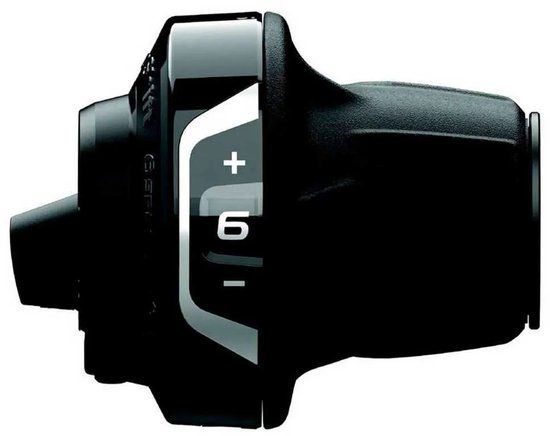 Shimano Tourney SL-RV400 6-speed Twist Shifter - Black/Silver