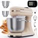 Robot pâtissier B03P - 1500 W - bol en acier inoxydable de 5,5 litres - 12 vitesses - bol relevable - balance intégrée et contrôle de température pour la levée de pâte - Beige