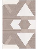 MANI TEXTILE Tapijt Zino, beige, 80 x 150 cm