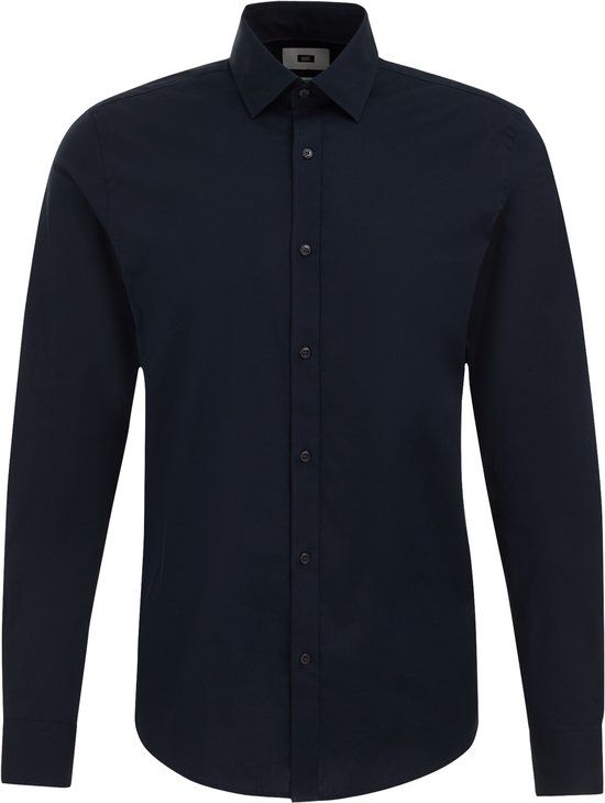WE Fashion Heren Anti-odour slim fit overhemd met stretch