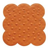 MSV Rubber douchemat 54X54-ORANGE, Oranje