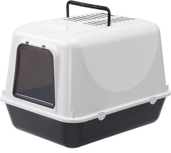 Ferplast Clear Cat 20 - Kattenbak - Zwart