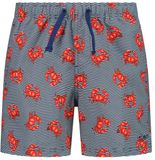 CMP Gestreepte zwemshort met krabmotief kind