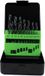 JBM Tools JBM METRISCH HSS 4241 SPIRAALBORENSET 1–10 MM ZWART