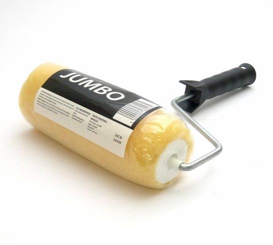 Anza Jumbo Verfroller met Beugel - 20 cm - Beige