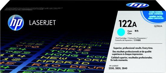 HP 122A Cyan Original LaserJet Toner Cartridge