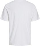 JACK&JONES - JJRUSH TEE SS CREW NECK SN - Heren - T-shirts - Maat M - Katoen - Wit