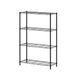 Furinno Wayar 4-laags metalen opbergrek, 36 x 14 x 54, zwart
