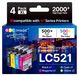 Brother Cartouches d'encre multipack pour imprimantes Brother, compatibles avec les modèles DCP