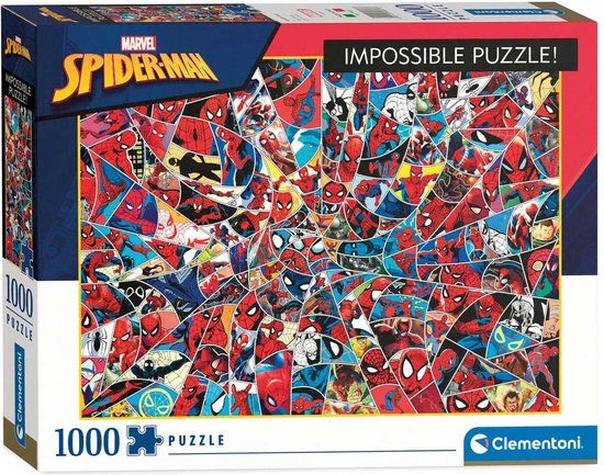 Clementoni Impossible Spiderman 1000 stukjes Puzzel