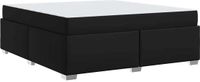 vidaXL Bedframe Zwart 180 x 200 cm