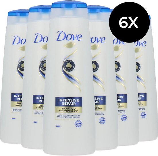 Dove Intense Repair - 6 x 250 ml - Shampoo - Voordeelverpakking