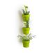 Zendea 3 groene bloempotten voor aan de muur
