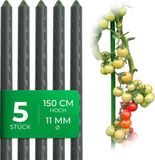 Novatool AMP Verpakking van 5 plantenstokken 150 cm groen 11 mm