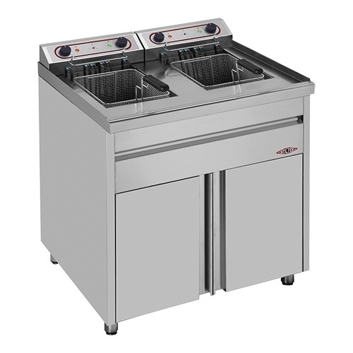 HorecaTraders professionele Friteuse | 20L+20L | 2x 11000w