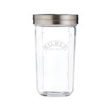 Kilner Sifter Jar Set met 0,5 liter glazen pot met roestvrijstalen zeefdop en deksel, ideaal voor het zeven van bloem, cacaopoeder en poedersuiker, perfect voor bakken, afstoffen en afwerkingen