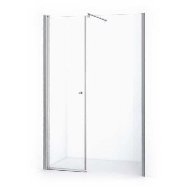 Maxaro Douchewand met Draaideur Zircon Comfort 145cm Chroom