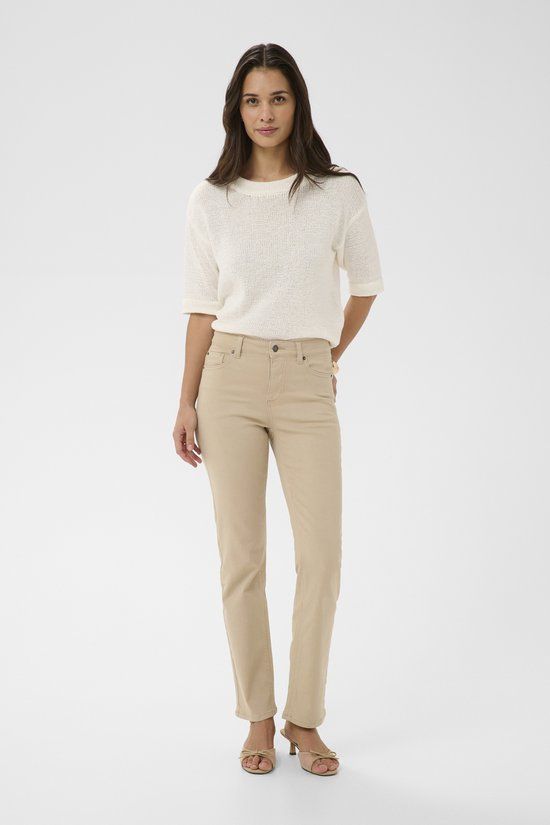 Kaffe KAmaris Reg Fit Jeans Dames Jeans - Feather Gray