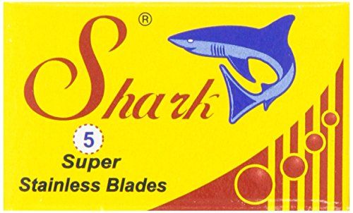 Shark Dubbel scheermesje van roestvrij staal, 20 dozen x 5 messen (100 mesjes)