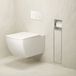 Xellanz Rocko Porte-rouleau et porte-brosse - Encastré - Carrelable - Inox