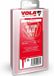 Vola Pro Base Medium Wax - Cire à ski - Cire pour snowboard - Rouge