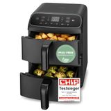 Cosori Airfryer, nieuwe generatie 2026, exclusieve TurboBlaze-Tech, 8,6 l | NTC-Tech, XL-verwarmingsring, PFAS-vrije keramische coating, 39% smaller, 3 ventilatorstanden, Turbo Tower Compact